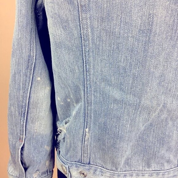 𝅺MARC JACOBS DENIM DISTRESSED JACKET (Marc by) - Picture 12 of 14